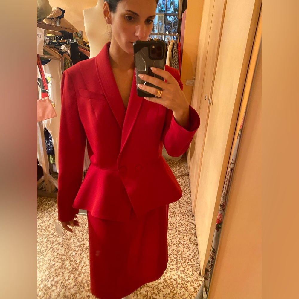 Thierry mugler skirt suit
